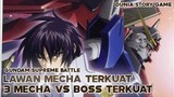 Tiga melawan satu Gundam?! Susah Banget! (Gundam Supreme Battle) Game Anime Mecha
