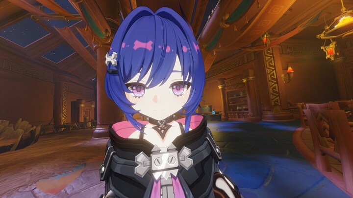 Hehe~ I drew the cute purple cabbage!