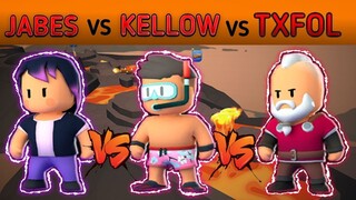 @MrKellow vs @TxfoL YT vs @JABES YT  in Stumble Guys