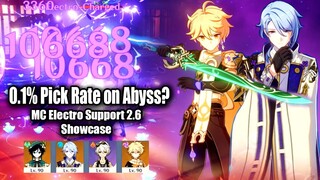 0.1% Pick Rate on Abyss? - MC Electro Sub DPS & Support Ayato 2.6 Floor 12 Showcase