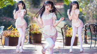 在公园遇到一个妹妹在跳舞～