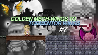 GOLDEN MECH-WINGS TO TORMENTOR WINGS #7 | Pixel Worlds