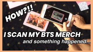 I scan my BTS Merch... and there’s SOMETHING AMAZING!! HAPPY FESTA 2020! Photocard AR Philippines