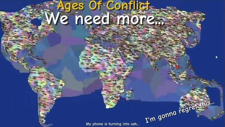 Spawning Too Much nations In Ages of Conflict...