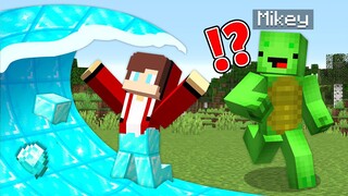 Mikey and JJ Blessed With a Diamond Tsunami in Minecraft Challenge (Maizen Mazien Mizen)