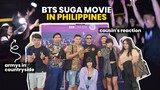 My cousins react to BTS SUGA movie in the Philippines | ARMYs in the countryside