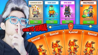 BENERAN BISA! CARA DAPET GRATIS SEMUA SKIN SPESIAL, LEGENDARY DI STUMBLE GUYS, DEVELOPERNYA PUSING!!