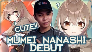 SHE'S SO CUTE!! | Nanashi Mumei Hololive Debut Reaction