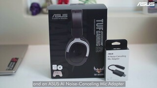 Ready for the future with the ASUS AI Noise-canceling Mic Adapter and TUF Gaming H3