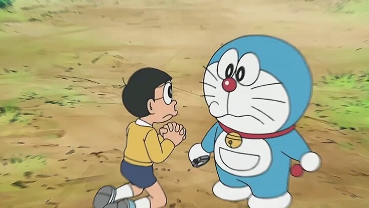 Nobita made a manual for Shizuka and gave her a roasted sweet potato to please her #Doraemon