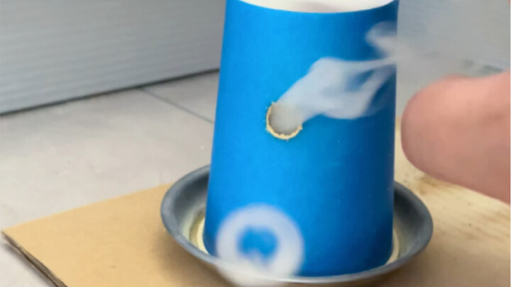 Using a disposable paper cup to blow smoke rings: the magical vortex ring phenomenon