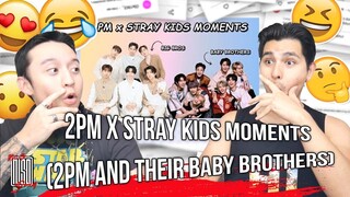 2PM X STRAY KIDS MOMENTS (2PM and their baby brothers) | REACTION