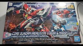 review mô hình CORE GUNDAM  & MARSFOUR HG ( GUNDAM ) RED