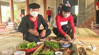 Độc đáo ẩm thực dân tộc Thái tại bản Năng Cát xã Trí Nang