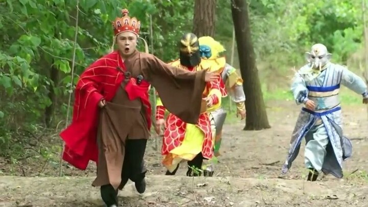 ⚡️Tang Sanzang is chased by the three brothers of Shituo Ridge ⚡️ His disciples pretend not to know 