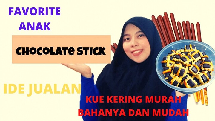 resep Chocolate stik pake colatta enak banget kue keringnya anti hangus, gampang || BELAJAR MEMASAK