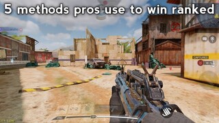 5 methods pros use to win ranked matches in CODM