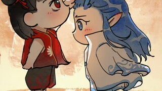 Băng Băng, lần đầu gặp mặt, hãy để Âu chạm vào sừng rồng nhé~