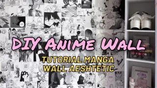 Manga Wall Tutorial! Cara Bikin Manga Wall Aeshtetic!
