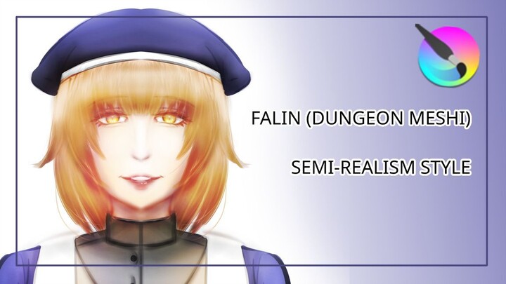 [KRITA SPEEDPAINT] Falin (Dungeon Meshi) [SEMI-REALISM STYLE]