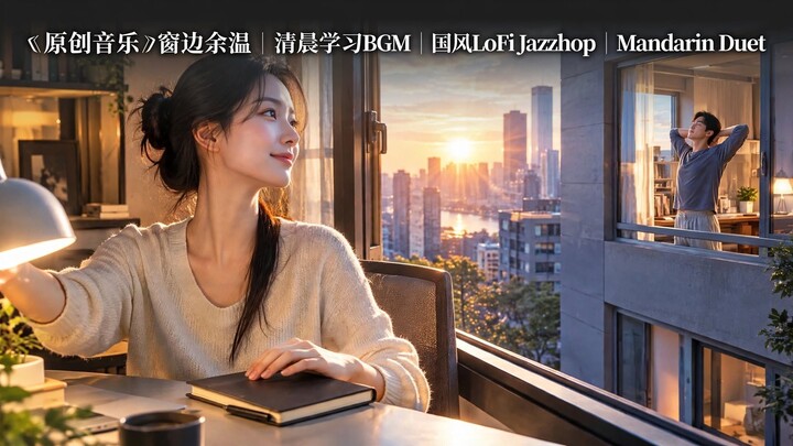〖原创音乐〗窗边余温｜清晨学习BGM｜国风LoFi Jazzhop｜Mandarin Duet