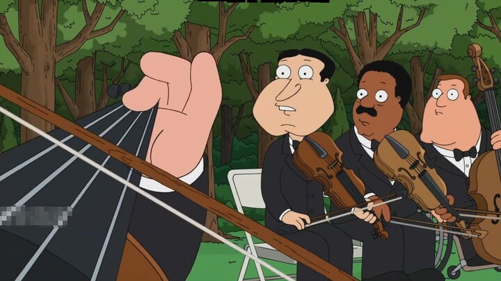 Pete played a piece of violin casually, shocking his friends