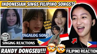 RANDY DONGSEU MENYANYIKAN LAGU FILIPINA?! WOAH ORANG INDONESIA SANGAT FASIH!! [FILIPINO REACTION 🇵🇭]