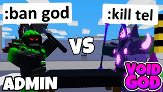 ADMIN ปะทะ VOID GOD ใน Roblox BedWars