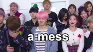 【TWICE】不要让TWICE和BTS在同一间屋子里，否则。。。