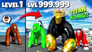 MANTAP 1000%!! Dari Monyet NOOB Sampai Jadi Monyet RAKSASA Terkuat 🔥🐵🔥 || Monkey Arena Indonesia