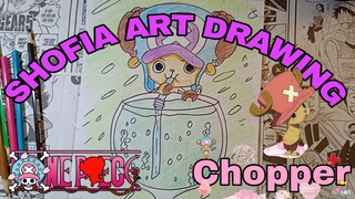 drawing anime one piece tony Tony Chopper part.2