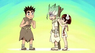 Taiju & Yuzuriha Saved Senku, Senku,Taiju & Yuzuriha Separate- Dr.Stone