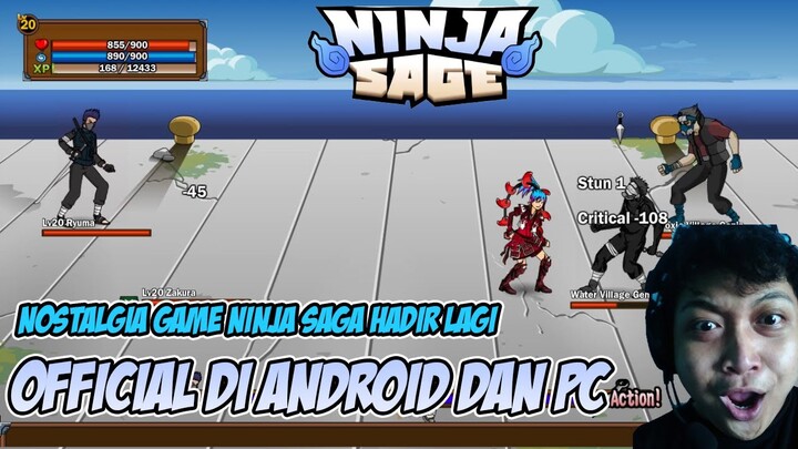 Nostalgia Game Ninja Saga di Android - Ninja Sage ID