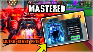 NEW! I MASTERED THE  MASTERFUL WRATH ELEMENT with FULL TEAM OF ULTRA BEAST PETS! (ROBLOX)