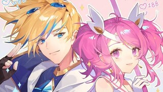 Star Guardian Lux and Ezreal ✨ sad song #animekawaiiclub