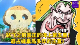 路飞之前的真正海上第五皇！霸占蜂巢岛多年的王直！#1869