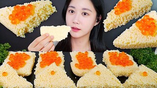 [ONHWA] Steamed fish roe and salmon roe chewing sound! 💛 * Combination of fish roe