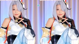 【鱼子酱】《大摆锤》申鹤限定 直播跳舞录屏