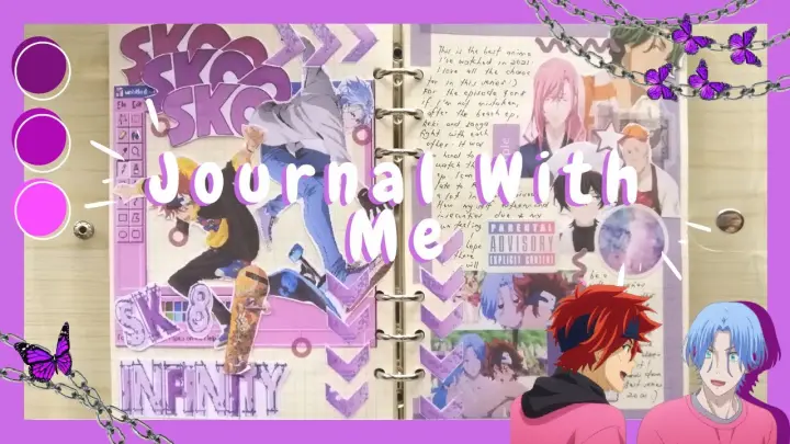sk8 the infinity || journal with me + unboxing black clover manga