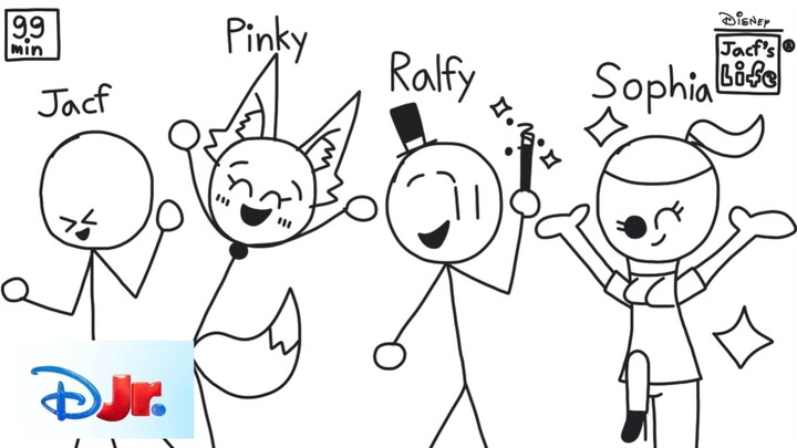 99 Minutes Compilation! ⏰ | Jacf's Life | @disneyjr