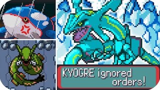 Kyogre ignored orders!