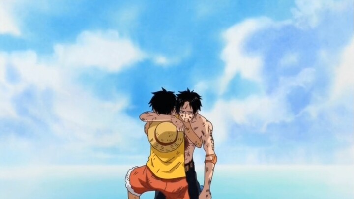 Luffy remembering Ace. 😭😭😭