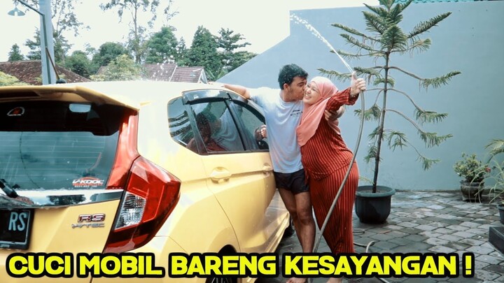 PERTAMA KALI CUCI MOBIL BARENG BUMIL !!