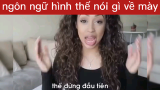 ngôn ngữ thể hình nói gì về mày #haihuoc