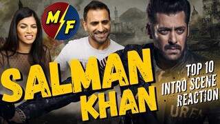 TOP 10 SALMAN KHAN Entry Scenes REACTION!! || Salman Khan Best Intro Scenes || Bollywood Josh