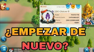 VOLVER A EMPEZAR | RISE OF KINGDOMS ESPAÑOL