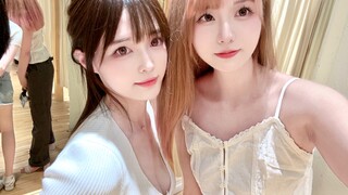 My bestie dressed me up as a Korean manga heroine! Sisters dress-up challenge part 2੭ ˙ᗜ˙ ੭