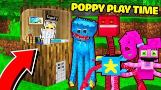 TÔ GÀ THỬ THÁCH 24H TRỞ NÊN TÍ HON TRỐN KHỎI QUÁI VẬT POPPY PLAYTIME TRONG MINECRAFT*BOXYBOO HUGGY