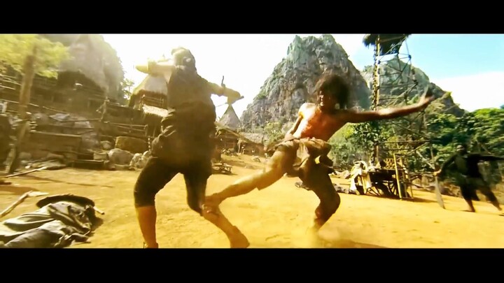Fights Many Enemies to Defeat the Kung Fu Master