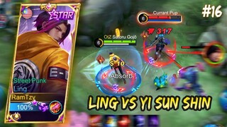 LING VS YSS, YSS MUSUH BEBUYUTAN SAYA | LING GAMEPLAY #16 | MOBILE LEGENDS BANG BANG